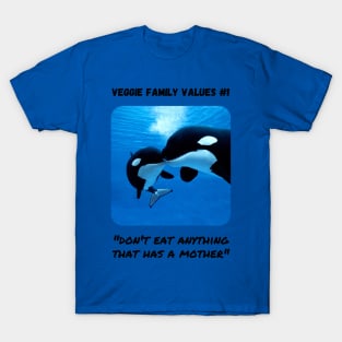 Veggie Family Values #1 (Orca) T-Shirt